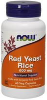 Red Yeast Rice, 600mg - 60 vcaps - NOW Foods