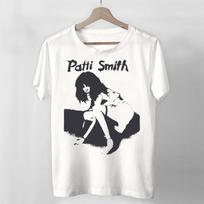 Vtg Patti Smith Gift For Fans T Shirt For Men Cotton White Full Size KN177 Unisex T-Shirt L