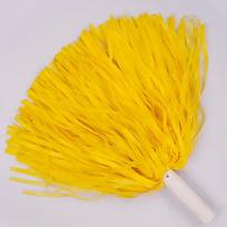 1pc Cheerleading Cheering Flower Ball Game Pompoms for Dance Sports Match Supplies and Concert Decorator geltona