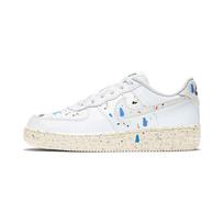 Nike Air Force 1 LV8 3 Abrasion Resistant Low top Skateboard Shoes White Children Aged 3 7 Years Old DJ2599-100 29.5