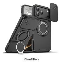 CAXITON Magnetic Lens Slide Ring Holder Phone Case