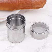 1 Pcs Stainless Steel Coffee Shaker Cocoa Chocolate Flour Powdered Sugar Sieve Filters With Lid Kitchen Cake Bbq Kitchtools 1