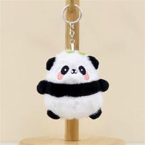 Įdaryti Panda Raktų Pakabukas Mielas Panda Raktų Pakabukas Minkštas Pliušinis Raktų Pakabukas Krepšys Pakabukas Interjero Priedai piniginėms Krepšiams onesize