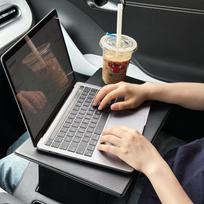 Sulankstomas nešiojamojo kompiuterio darbo stalas Mini nešiojamas nešiojamojo kompiuterio laikiklis Automobilis Svetainė Sofa Lova Darbo Skaitymo Įrankiai TV Žaidimai PC Black