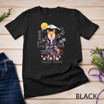 Shiba Inu Japanese Aesthetic Sakura Cherry Blossoms T-Shirt Unisex T-shirt 1 2XL