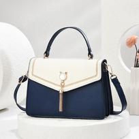 Bag messenger bag women's small square bag new messenger underarm niche versatile single shoulder women's bag gift mėlyna
