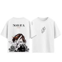 2026 Summer Jujutsu Kaisen Nobara Kugisaki Anime Unisex Loose Street Style Pure Cotton Short Sleeve Casual Top Women And Men T-Shirt 4XL