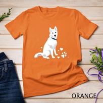 cute white Siberian Husky - sweet white Snow dog T-Shirt Unisex T-shirt 5 2XL