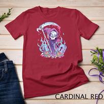 Pastel Goth Creepy Death Grim Reaper Kawaii Occult Menhera Unisex T-shirt 2 3XL