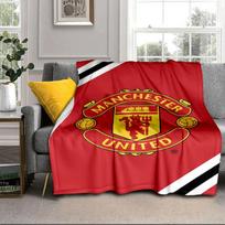 Manchester Crest Portable Blanket/Soft Blanket Bedding Blanket Suitable for Travel Camping Living Rooms Offices Sofas Fan Gifts 75x90cm