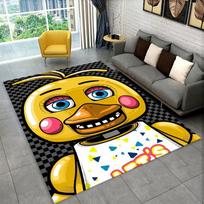 Klasikinis F-FNAF Siaubo Žaidimas Freddy Kilimas Kilimėlis Žaidimų Kambariui Miegamajam Svetainei Sofai Namų Dekoras, Vaikų Zonos Kilimėlis Neslystantis Grindų Kilimėlis 40x60cm