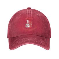 Retro Doner Kebab Baseball Cap Unisex Distressed Denim Headwear fast food gerUnisex Outdoor All Seasons Travel Adjustable Caps Adjustable