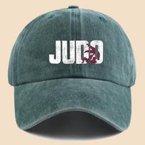pc Vintage JudoThemed Print Trucker Hat  Adjustable SoftTop Breathable Cap Suitable for Outdoor Sports Casual Wear Judo Tr 1pc gray