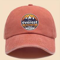 pc Adjustable Vintage Baseball Cap Featuring Everest North Base Camp   Meters with a Stylish Mountain Design Breathable 1pc