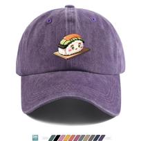 pc Sushi Print Trucker Hat  QuickDry Breathable SushiThemed Cap with Sushi Roll Unisex Adjustable Buckle Closure for Outdoo 1pc