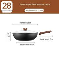 COOKER KING CG28MY Non-stick Wok and Frying Pan