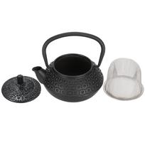 0.3L Cast Iron Teapot Raindrop Loose Leaf Tea Kettle Teapots Iron Tea Set  For Restaurant