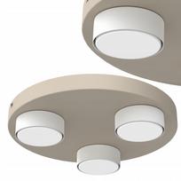 Lampa sufitowa plafon led loft gx53 kaszmir polska lampa ozdobna 3pkt