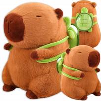 Xxl maskotka przytulanka kapibara capybara z plecakiem 40cm
