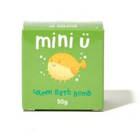 Mini-u single green bath bomb 50g