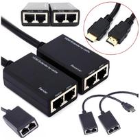 Przedłużacz extender hdmi rj45 cat-5e/6 do 30m