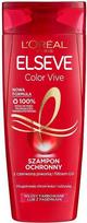 Loreal elseve color vive szampon ochronny z filtrem uv i ekstraktem z czerwonej piwonii do włosów farbowanych i z pasemkami 400ml