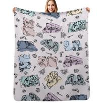 tarlos minimal Throw Blanket Year Round Soft Comfortable Blanket for Home Size: 75*100cm, Weight: 230 GSM