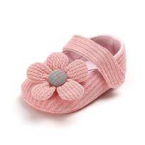 Mieli gėlių batai mergaitėms, minkštu padu medvilniniai naujagimių batai, neslystantys kūdikių mergaičių batai, pirmieji vaikštynės Schoenen 11 rožinė
