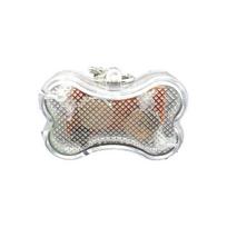 Dog Collar Pendant Plastic LED Light Luminous Flash Jewelry Pet Accessories balta