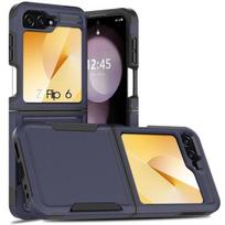 Case for Samsung Galaxy Z Flip 6 - Robust Full 360° Protection Anti-scratch Shockproof - Navy Blue