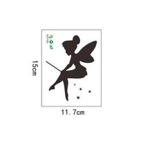 Creative Fairy Silhouette Fairy Sticks Bedroom Living Room Entrance Switch Stickers Home Beautification and Decoration Wall Stickers