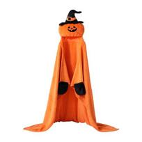 Halloween Wearable Hoodie Blanket for Adults Soft Flannel Hooded Cloak with Pocket