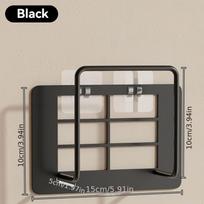 [Wall-Mounted Shelf] No-Drill Router Mount, Wall-Mounted Set-Top Box Shelf, Living Room Wall Bracket, Wifi Shelf Holder, Shelves juoda