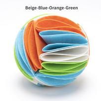 Snuffle Ball Dog Puzzle Toys Increase IQ Slow Dispensing Feeder Pet Cat Training Games Feeding Food Intelligence Toy. Black