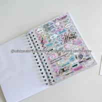 MINKYS New Arrival 32 sheets Music Dream Wing Decorative Sticker Book Laptop Journal Photocard Sticker Book Kids Gift