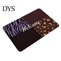 Textured Backing Rug Leopard Print Bath Mat, Highly Absorbent Bathroom Rug, Quick Dry Diatom Mud Anti-Slip Diatomaceous Earth for Home Entrance S E
