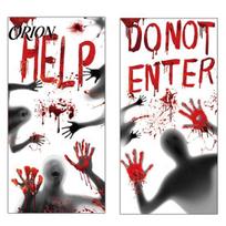 Easy Clean Halloween Window Clings Blood Stickers, Clear Patterns Waterproof And Scratch-Resistant Spooky Cling Stickers Decals, Removable for 1