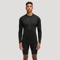 [hoka] Hoka Men's Sky Breeze Long Sleeve Zip 1170234-BLK S
