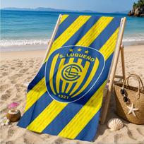 Luque?o Club Emblem Beach Towel, Quick-drying, Easy to Care for, Suitable for Both Fitness and Beach Vacations,Sports Essential 70cmx140cm(27x55inch)