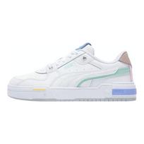 PUMA Ca Pro Glitch Pastel Unisex Low Top Skate Shoes White Blue 392010-02 35.5