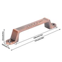 2pcs Red Bronze Door Handles Easy Install Sliding Door Pulls Heavy Barn Door Pulls  Kitchen Doors