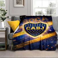 Boca Juniors Crest  Portable Blanket/Soft Blanket Bedding Blanket Suitable for Travel Camping Living Rooms Offices Sofas Fan Gifts 75x90cm