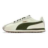 PUMA Turin NL Unisex Fabric Synthetic Leather Retro Wear Resistant Low Top Lifestyle Shoes Off White Green 362167-18 35.5