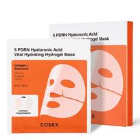 COSRX 5PDRN Hyaluronic Acid Vital Hydrogel Mask for Hydrated Plump-Looking Skin 34g 3Masks