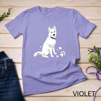 cute white Siberian Husky - sweet white Snow dog T-Shirt Unisex T-shirt 8 4XL