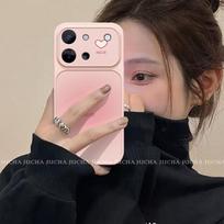 Soft Silicone Phone Case Vivo S60 Lite S30 Pro Mini S20 Pink Gradient Heart Design Anti-Drop Trendy Womens Fashion vivo S60
