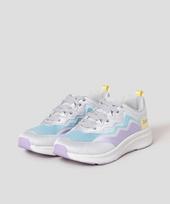 [Scholl] Lightweight Outsole Embroidered Sneakers Gray [HH54K2S143] 36