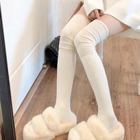 Girls Lolit Jk Socks Thigh High Stockings Simple Women Knee High Socks High Tube Vertical Stripe Long Socks Japanese Stockings One size