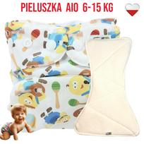 Pieluszka wielorazowa aio kieszonka bambus nappinionki nappime