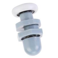 8pcs Durable Sliding Door Wheels White Grey Glass Door Runners Shower Door Rollers  Bathroom Door